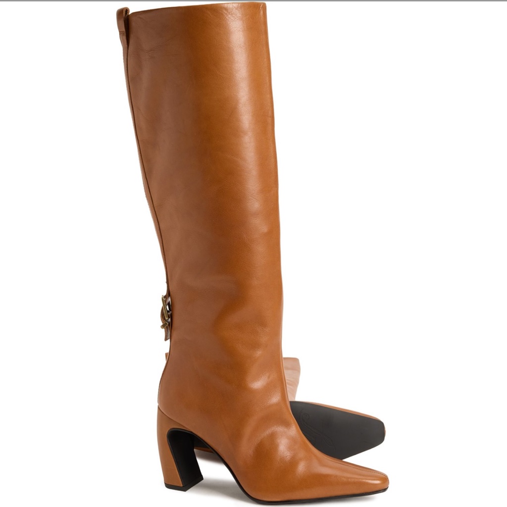 Nib Free People Date Night Tall Boots In Tan Size 8